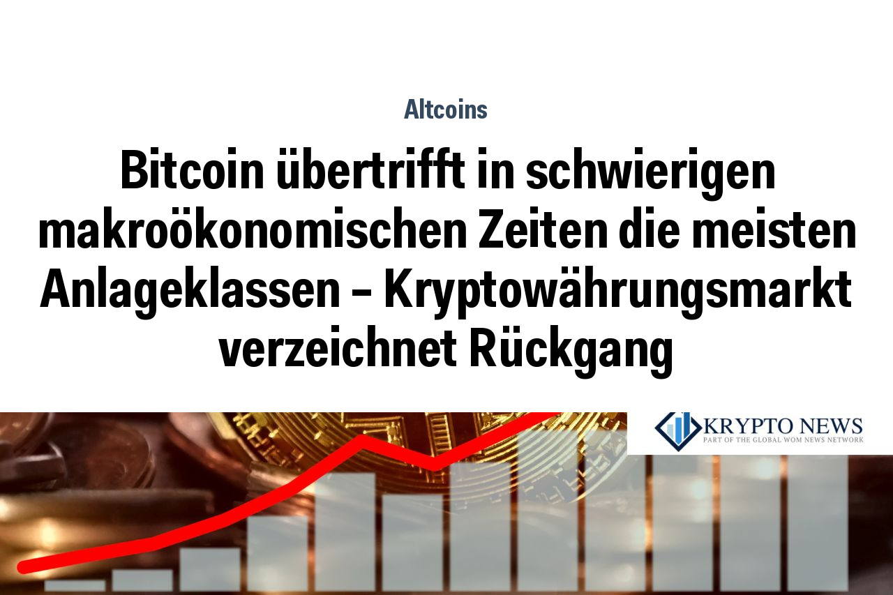 Bitcoin übertrifft in schwierigen makroökonomischen Zeiten die meisten Anlageklassen – Kryptowährungsmarkt verzeichnet Rückgang