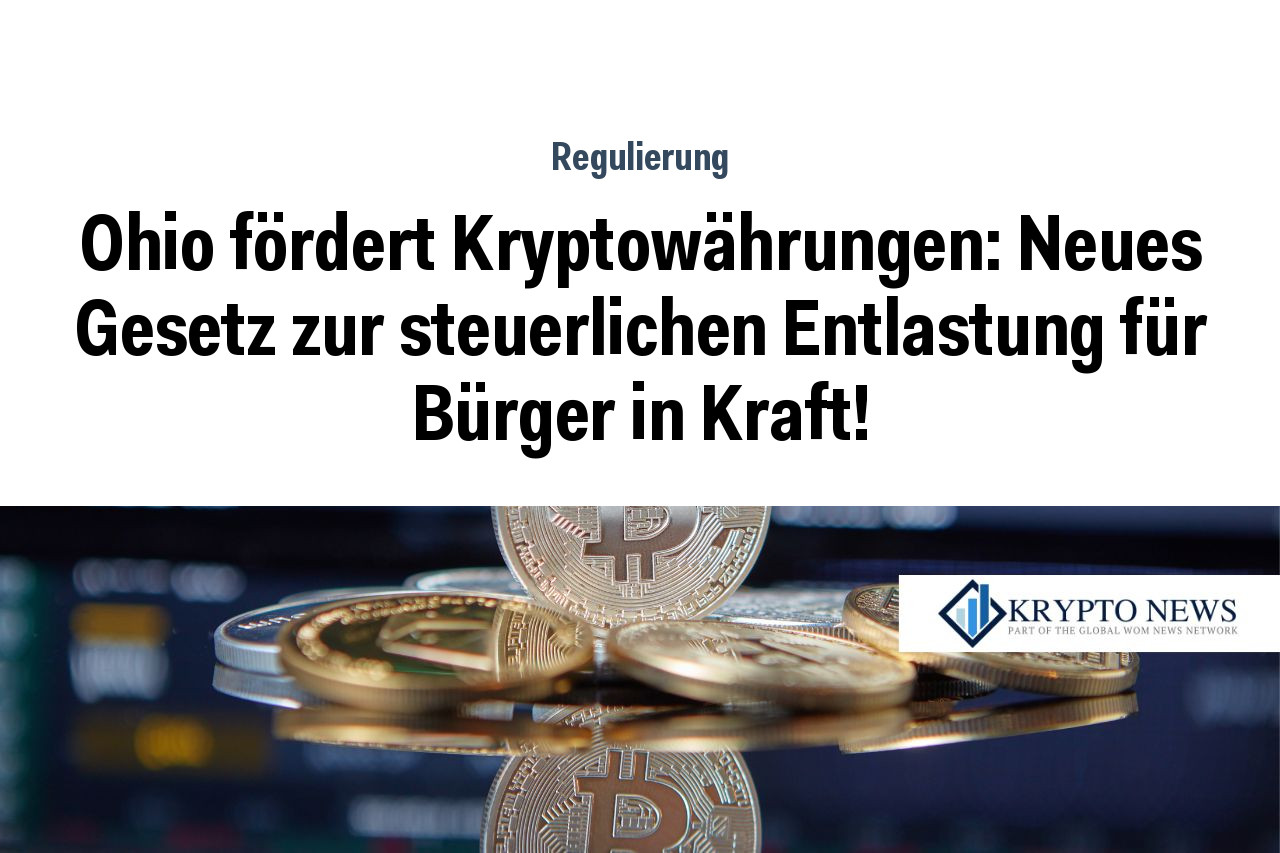 Ohio fördert Kryptowährungen: Neues Gesetz zur steuerlichen Entlastung für Bürger in Kraft!